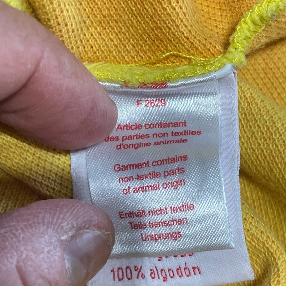 Lacoste LIVE L!VE- Short sleeve polo size 7, Large slim fit, orange/yellow - Picture 8 of 11